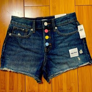 Old Navy Kids High Rise Jean Shorts. Size 10
